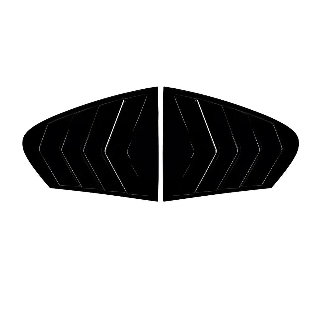 Rear Window Louvers Shutters Blinds Cover Trim For BMW 5 Series F10 525i 530i 2011 2012 2013 2014 2015 2016 2017 Car Accessories