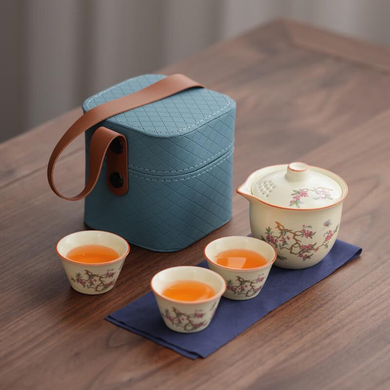 Wisteria Rhyme Ceramic Tea Set