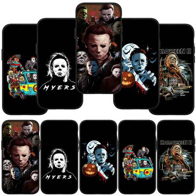 iPhone 16 15 X XR Samsung Galaxy S24 S23 A16 Xiaomi Redmi Note 13 12 11 Pro Max 9 14 Plus Huawei OPPO Cadılar Bayramı Michael Myers Laneti Telefon Kılıfı