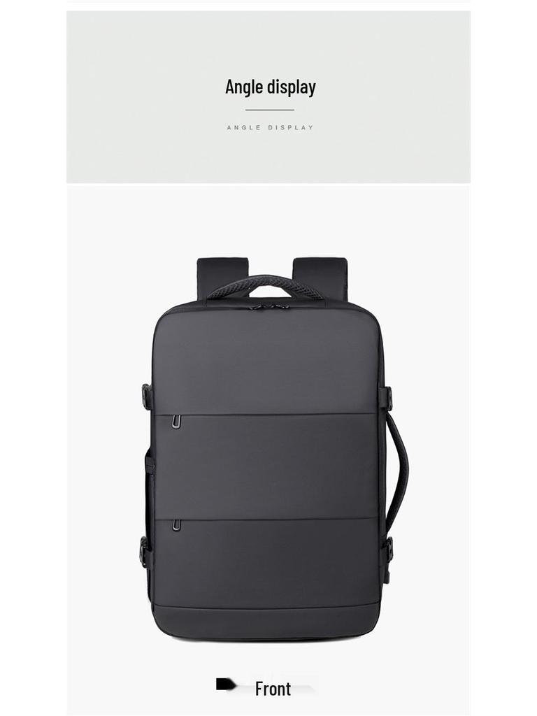 Multifunctional Waterproof Laptop Backpack with USB - Large Capacity Travel and Commute Bag