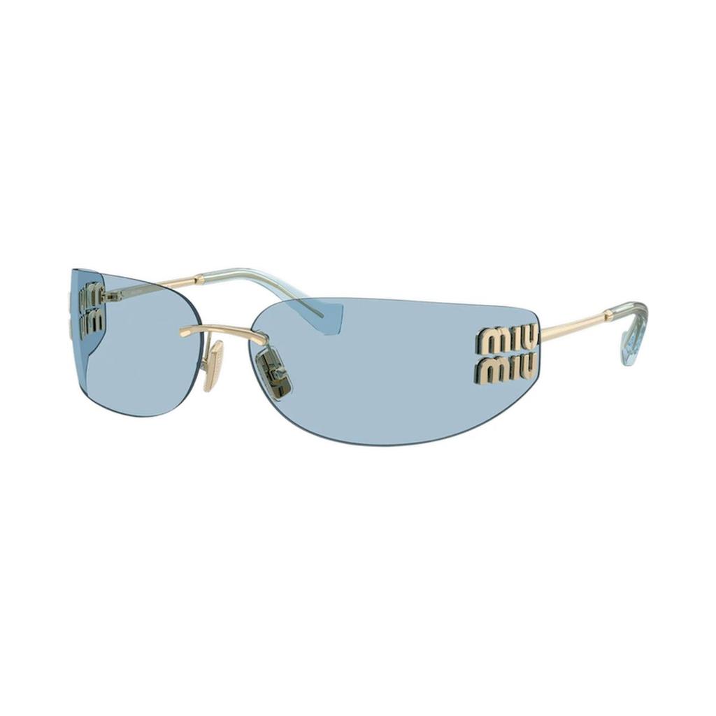 MIU MIU Frameless Sunglasses Tan Women Eyewear 0MU-A51S-ZVN10P