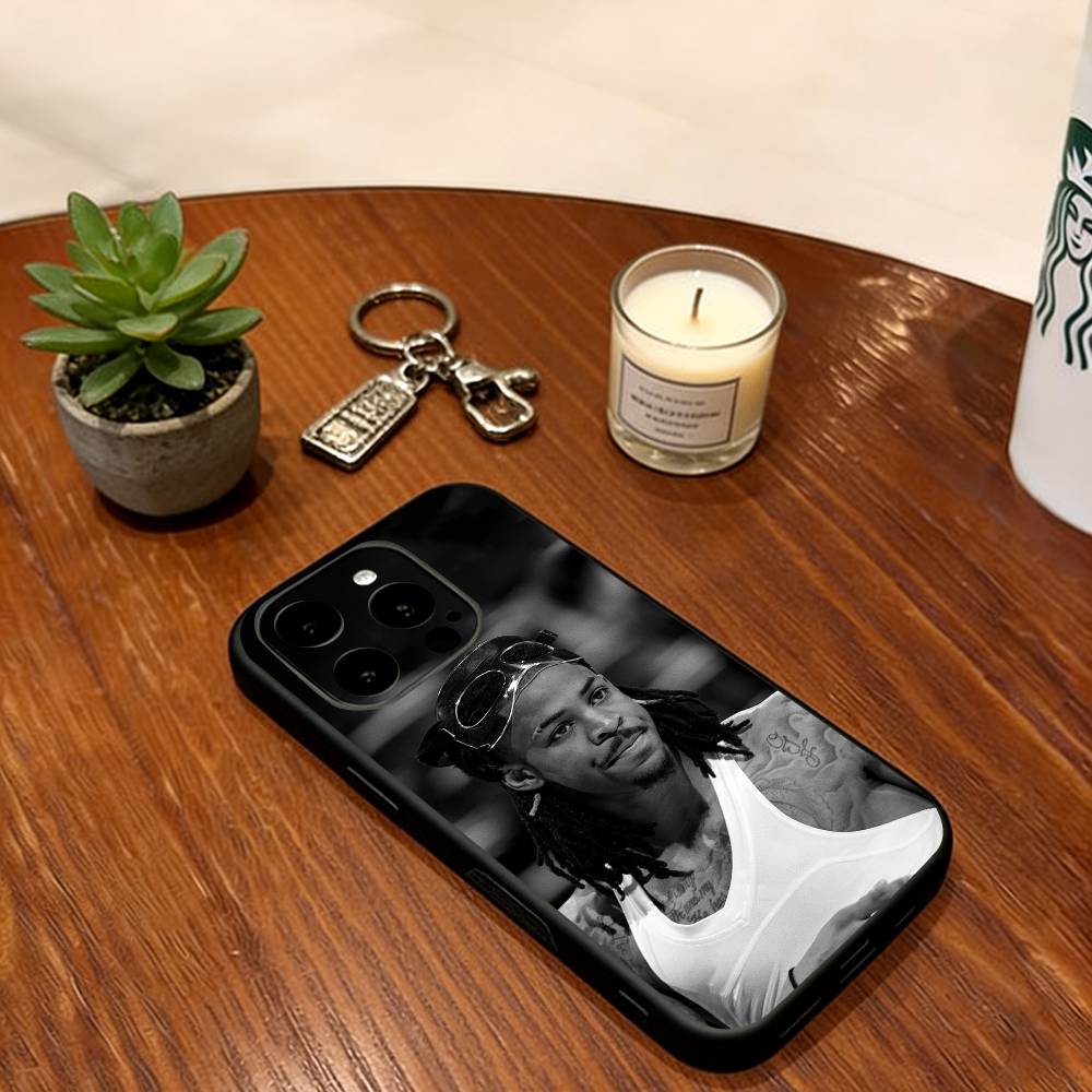 Ja Morant Phone Case Soft Silicone Black For IPhone 17 16 15 14 13 12 11 X XR Plus Pro Max Plus