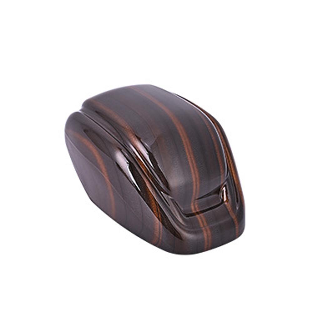 

Car Gear Shift Knob Gear Head Cover Trim Accessories for Toyota RAV4 2020 - 2025 Highlander Crown Kluger Venza Camry Striped color коричневый
