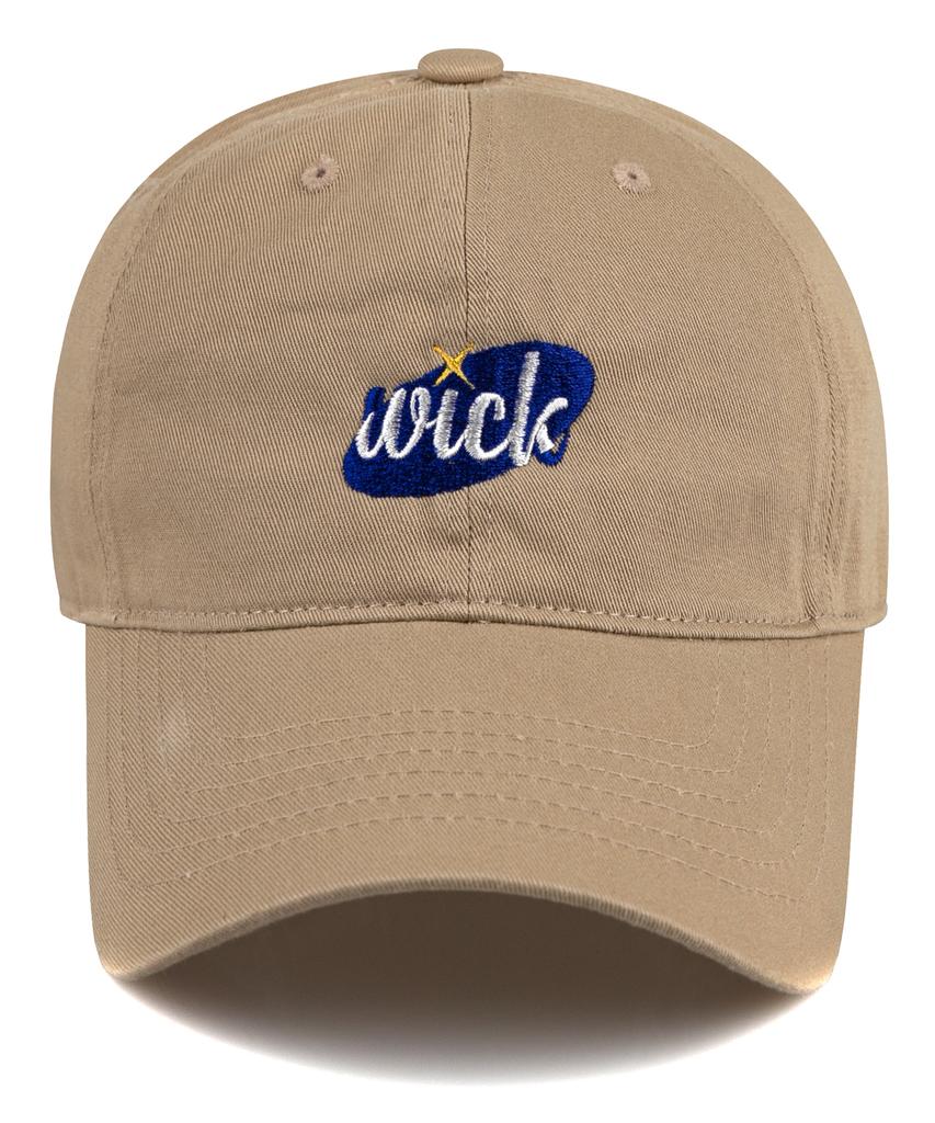 Wig W Round Star Washed Ball Cap - Dark Beige