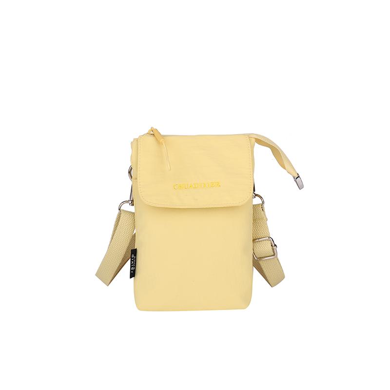 Women's Nylon Canvas Crossbody Handbag - Mini & Lightweight for Autumn/Winter