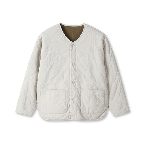 TopTen Unisex Polar Fleece Quilted Reversible Jumper_MSE4TC3933