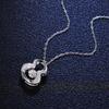 Tancise S925 Sterling Silver Moissanite Luxury Personality Pendant Necklace Women's Classic Tide Necklace Necklace Party Gift