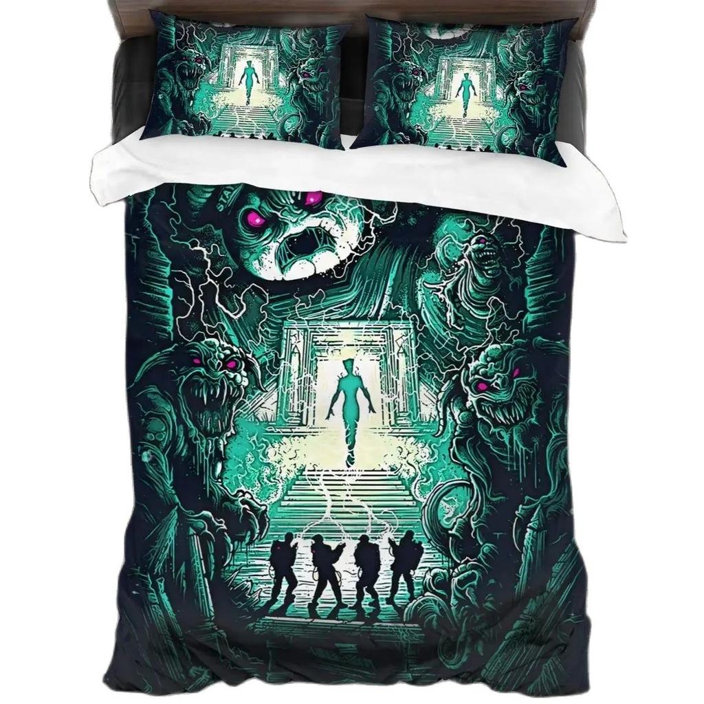 G-Ghostbusters Bedding Set 3D Printed Film Characters Cover Duvet for Adult Children Single Twin Full Queen King Size Bed Set