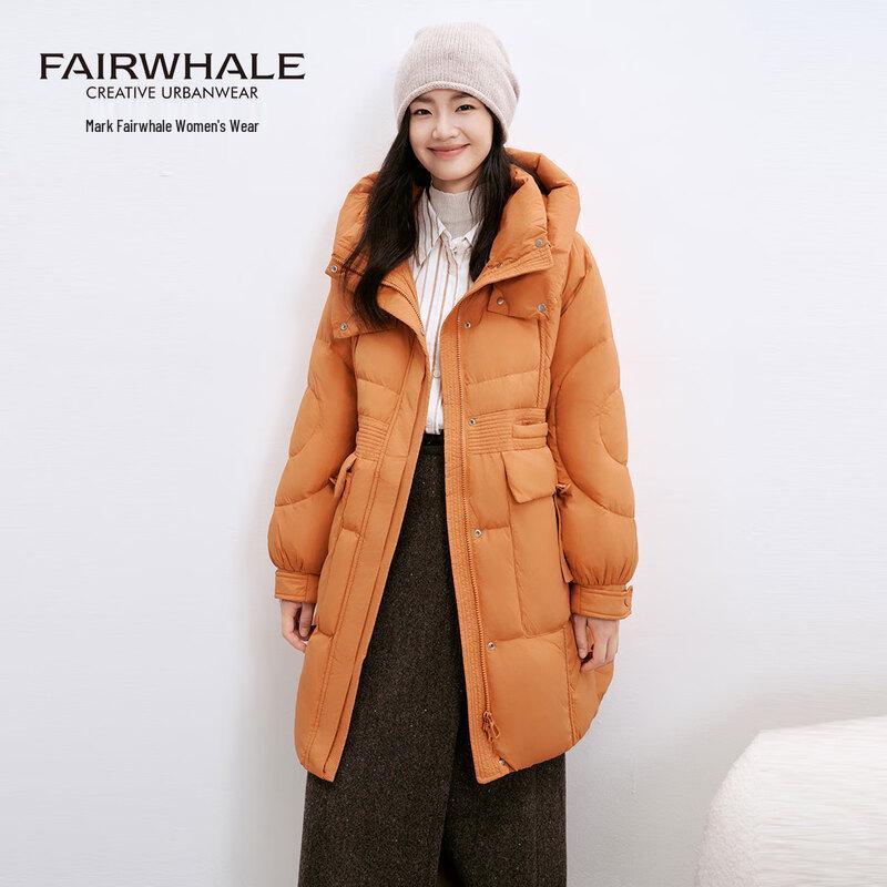 Mark Fairwhale Women's 2025 Hooded Mid-Length Winter Down Jacket