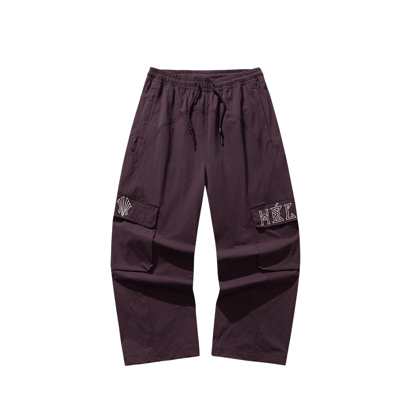 

Anta Kyrie Basketball Series Woven Sports Long Pants Spring 2026 Casual Pants Unisex Pants Crimson Rose-Brown 972611504-2 S