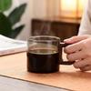 Walnut Handle Heat-resistant Glass Cup Glass Breakfast Milk Cup Espresso Cup Coffee Mug  Household