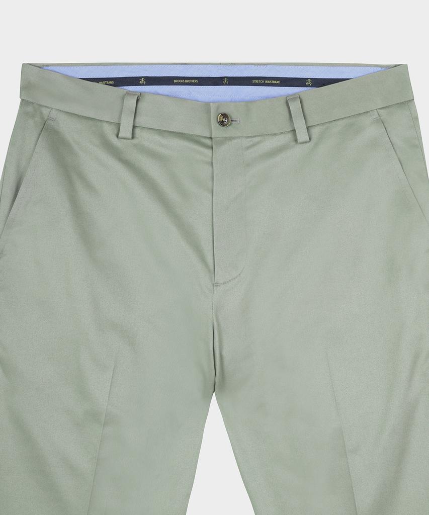 BROOKS BROTHERS Slim Fit Lightweight Advantage Stretch Chino (Green) (Bbpcmm7497Ifs)