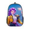 K‑POP Witch‑Hunting Girl Group Student Backpack, Unisex Cartoon Rucksack, Lightweight Casual Zipper Travel Bag, Laptop Outdoor Backpack