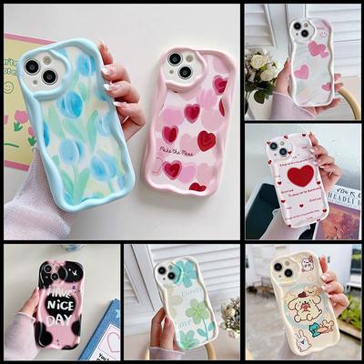 Custodia morbida in silicone per Samsung A03 A13 A14 A23 A24 A34 A54 A35 A53 A52 A52S S20 S21 S23 FE S22 S24 Plus Ultra Cover Cute Cartoon Fiori Paraurti per telefono