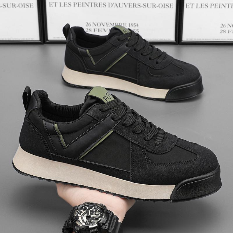 Fashion Casual Sports Shoes Men Increased Fashion Leather Casual Shoes Board Shoes High Quality Outdoor Chunky Sneakers British Style