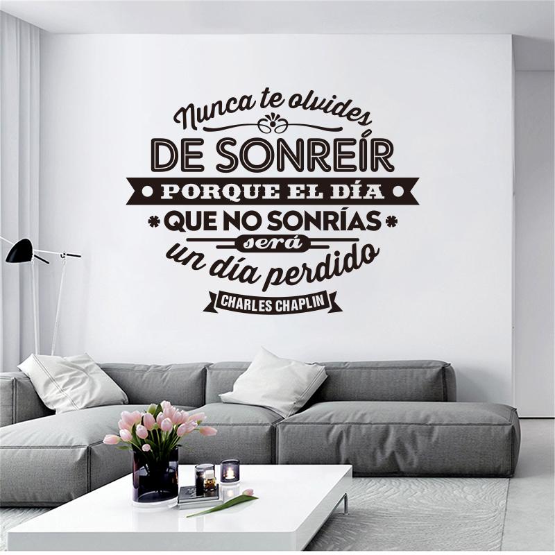 Spanje Charles Chaplin Vinyl Muurstickers Kunst Muurschildering Poster Woonkamer En Slaapkamer Huisdecoratie Huis Decoratie Dw1055 (Pink,45x59cm)