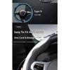 2pcs Laser Carbon Fiber Silicone Car Steering Wheel Cover Breathable For Toyota Land Cruiser Prado Lexus GX470 J120