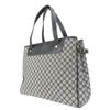 Used CELINE Tote Bag Macadam gray black simple