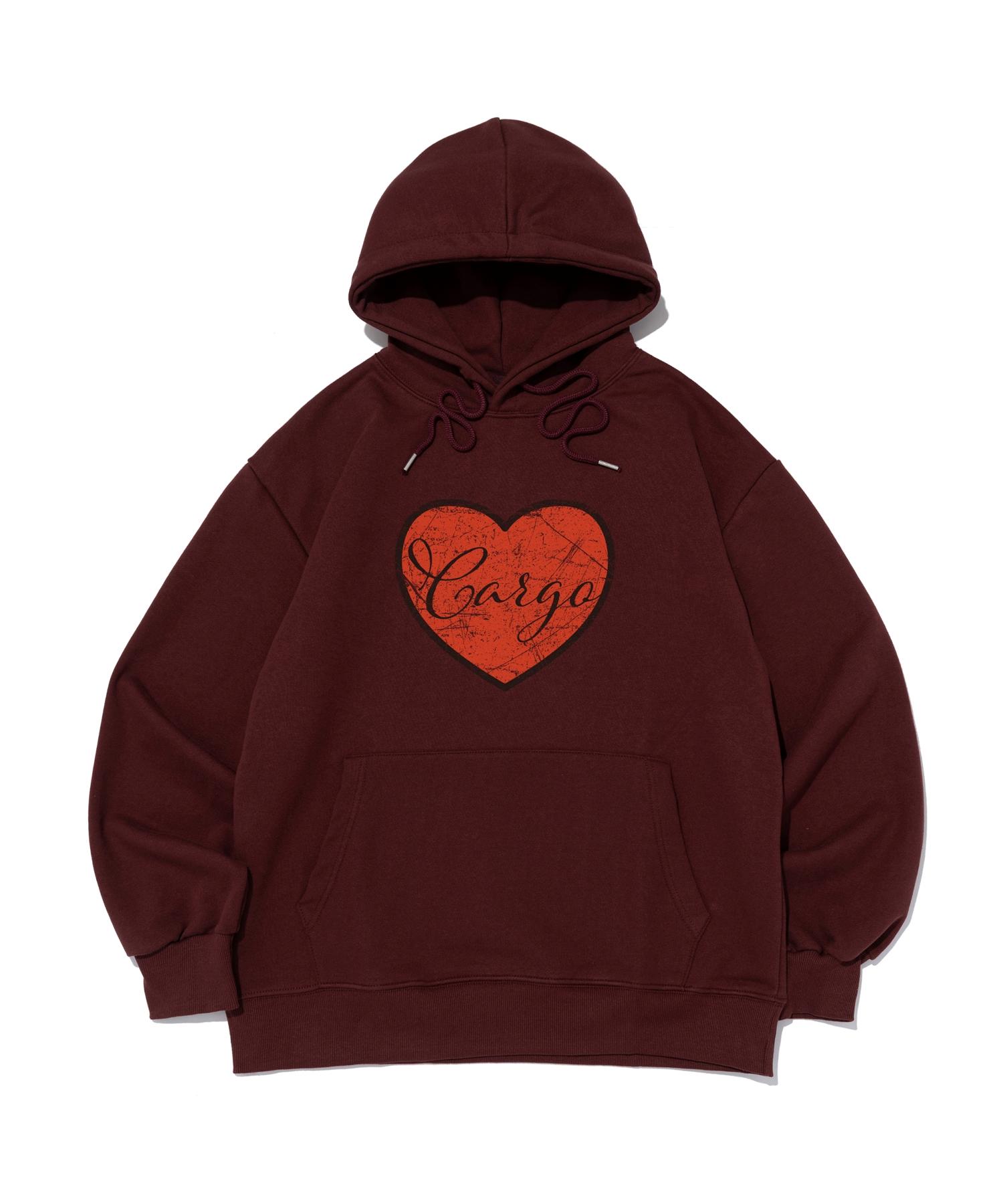 Cargo Bros For Woman Love It Hoodie (Wine) S