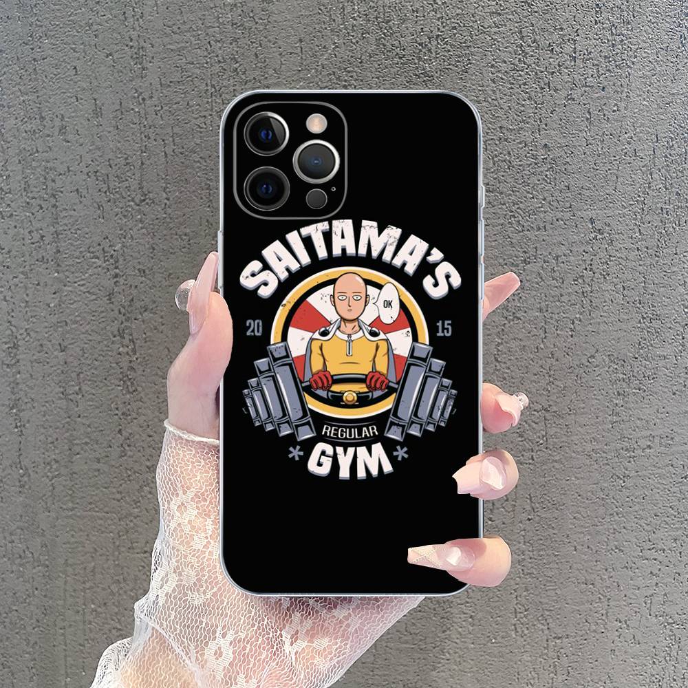 Superhero Anime One Punch Man Case For Iphone 17 16 15 Pro Max 11 12 13 14 Pro Plus Phone Cover