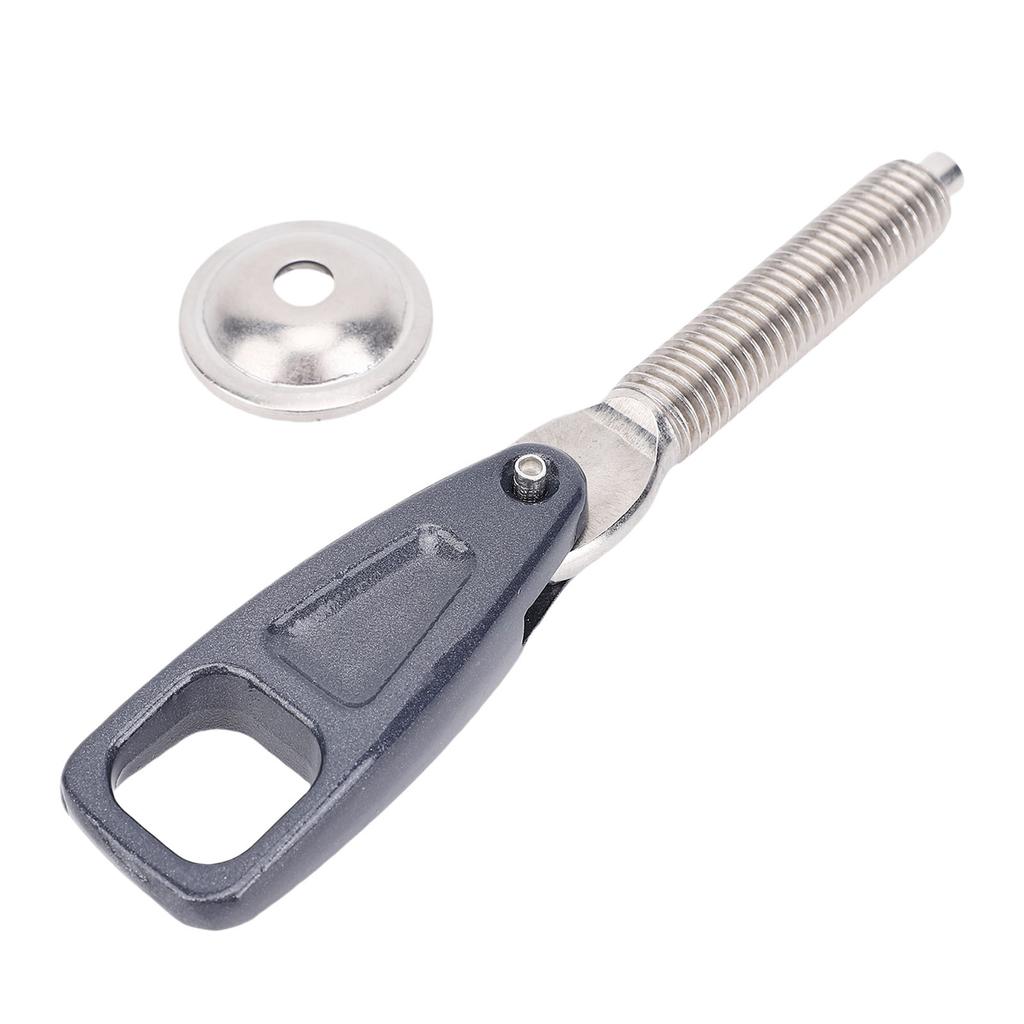 Transom Clamp Screw Handle Assembly 663 43118 01 4D Aluminum Alloy Stainless Steel Replacement for 40 Horsepower E40G