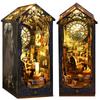 Spilay DIY Wooden Miniature Dollhouse Handmade Kit Furniture Set Interior Ornaments Housewarming Creative LED 3D Puzzle Toys for Lovers Christmas Gift