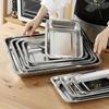 304 Stainless Steel Rectangular Serving Tray