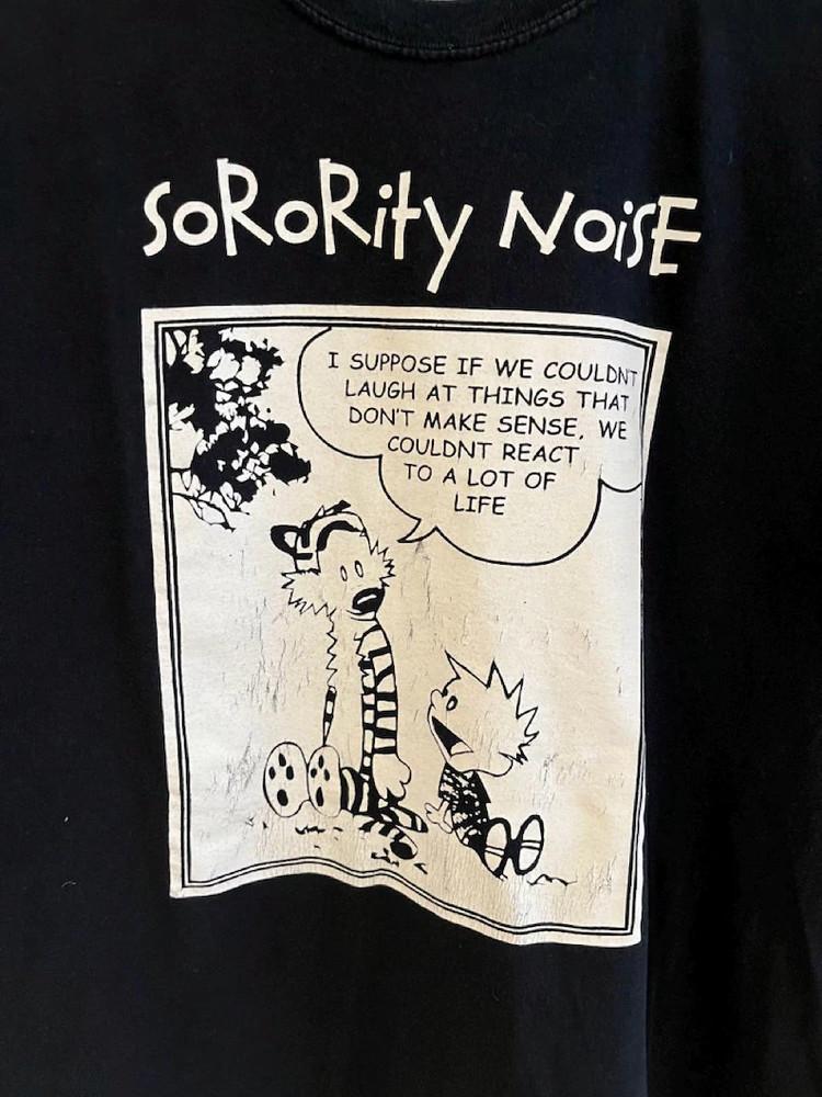 Sorority Noise Calvin & Hobbes Tour Unisex Short Sleeve T-Shirt S-2345Xl D163 Unisex T-Shirt M