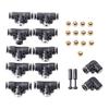 0.2/0.3/0.4/0.5mm Garden Irrigation Atomizing Nozzle 4/6 PU Pipe Connector Kit Outdoor Terrace Cooling Humidity Atomizer
