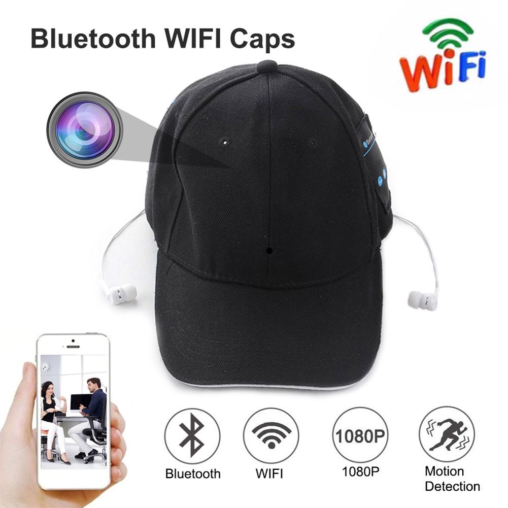 Buy WiFi Remote HD 1080P Hidden Camera Bluetooth Headset Wireless Music ...