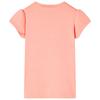 Kids T Shirt Neon Coral 116