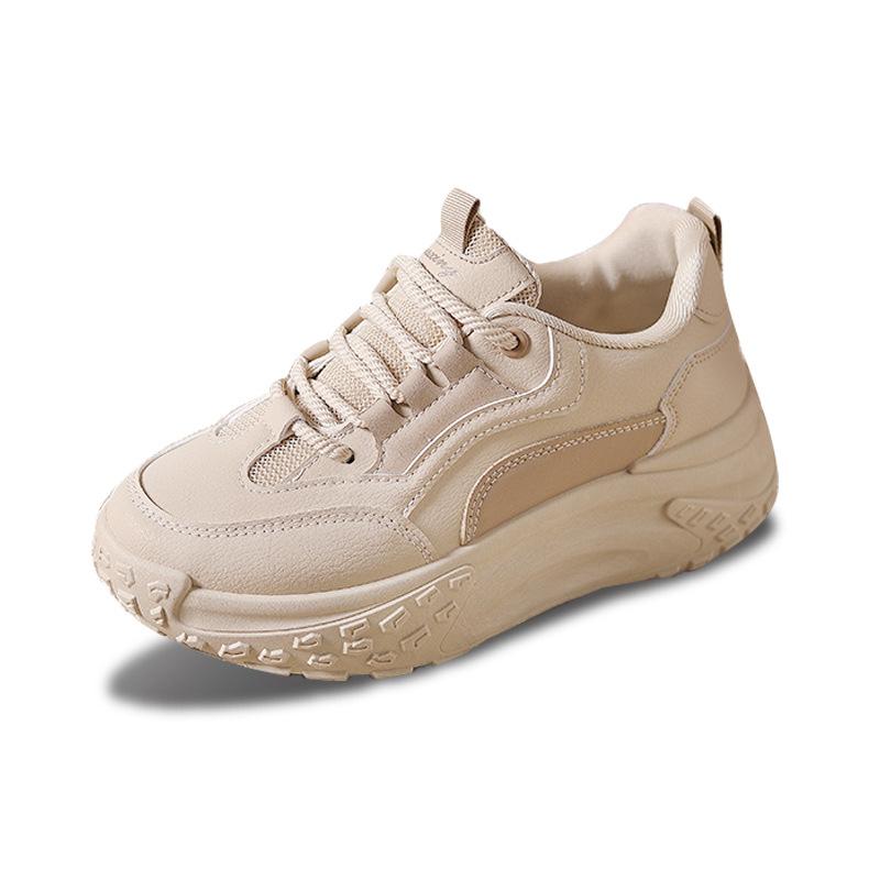 Autumn New Ins Student Casual Street Shoes Platform Heightening Board Shoes Q