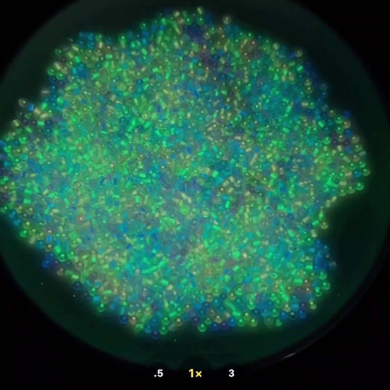 660Pcs Luminous Bead Glow in The Dark UV Bead Color Changing Reactive for Pony Bead Acrylic Glowing Beads for DIY Bracel
