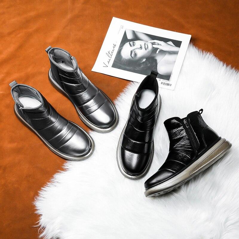 Men Women Winter Super Warm Boots Winter Sneakers Fashion Thick Bottom Snow Boots Plus Size Couple Shoes 665