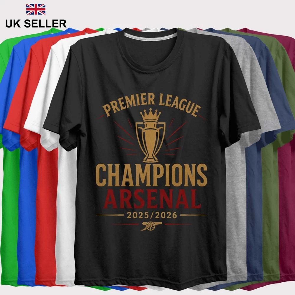Arsenal T Shirt Champions 2026 TShirt Premier League Winners Football Shirt S