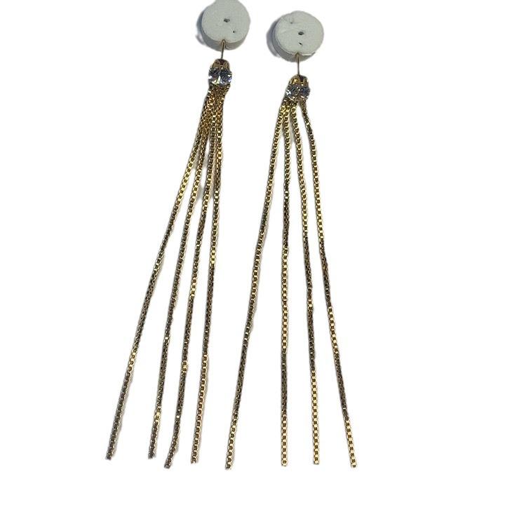 2024 Trendy Long Tassel Earrings for Women - High-End, Versatile Fashion
