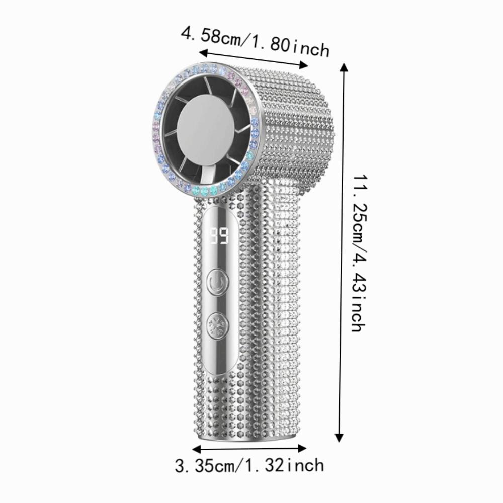199 Gears Mini Cooling Fan Sparkling Turbo High Speed Fan  Indoor Outdoor Use