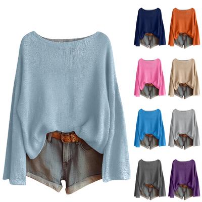 Sweatshirts For Women Knit Sweater Cute Shirt Fall Crewneck Pullover Tops