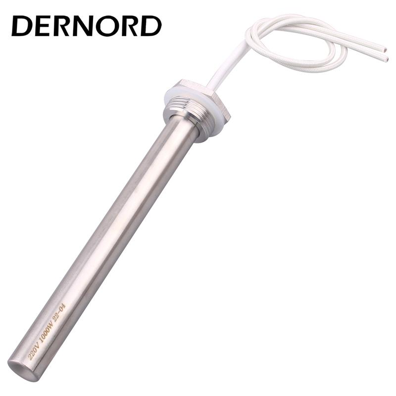 DN25 Cartridge Immersion Heater Stainless Steel 304 Hot Water Rod 1kw/2kw/3kw Tubular Heating Element 220V