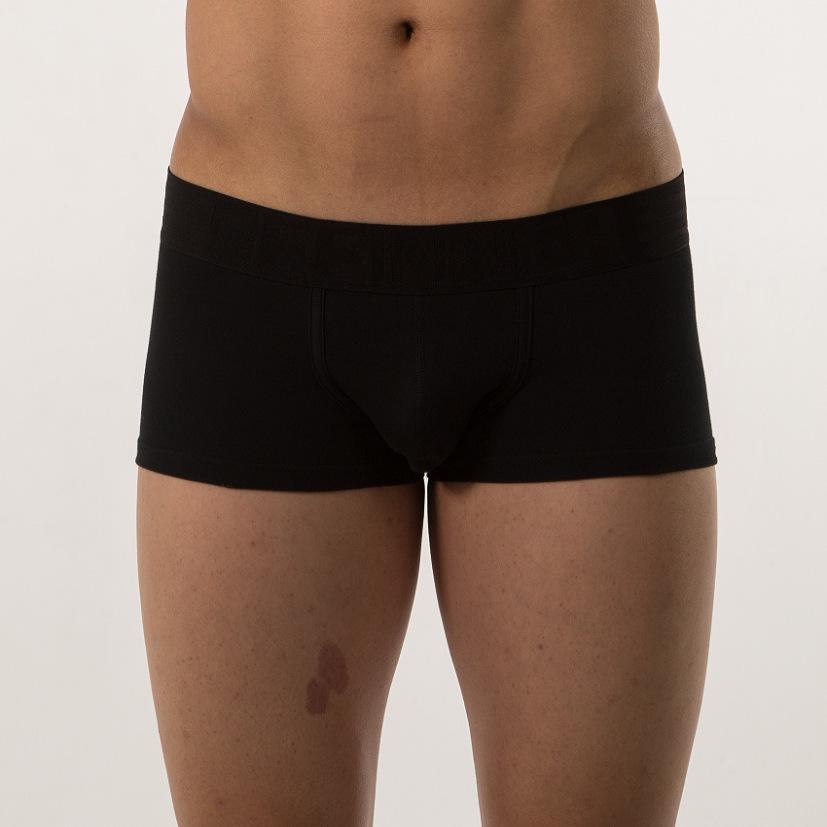 Breathable Low-Rise Cotton Boxer Briefs with U-Shape Pouch Support