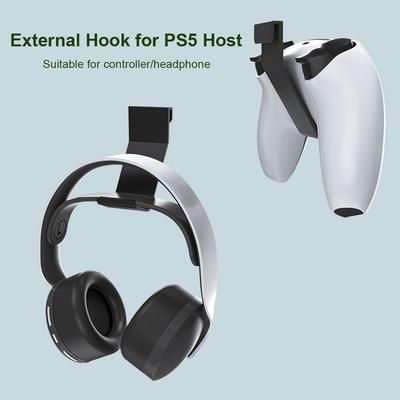 2pcs Headphone Headset Stand Hanger Controller Holder Hook Gaming Headset Stand Earphone Display Rack for PS5 Accessories