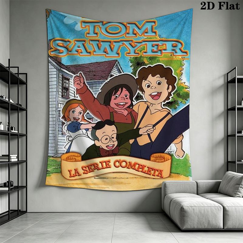 The Adventures of Tom Sawyer Pattern Home Decor Tapestry, Wall Hanging, Decorative RV Wall Cloth.DGT0925463