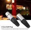 5 Pair of 3 Core Balance Plug Audio Socket for Power Microphone Connector