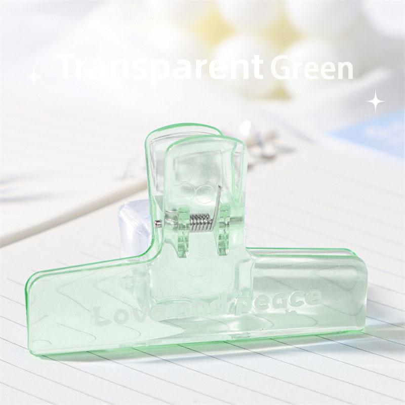 Simplicity Paper Clip Transparent Visible Acrylic Clip Scrapbook Sticker Storage Clip Student Supplies Lovely Stationery