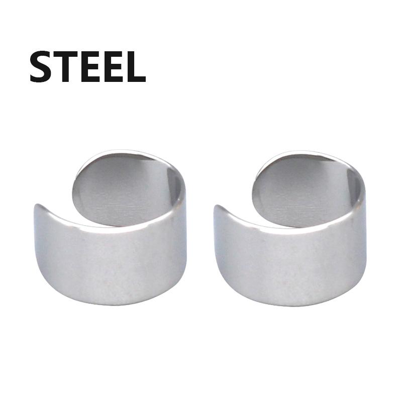 1/16 Paia Orecchini a Bottone Magnetici Uomo Acciaio Inossidabile Senza Foratura Orecchini a Cerchio Pendenti a Croce Unisex Orecchino Magnetico Clip-on con Zirconia Cubica