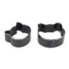 2PCS Alloy Steel Leather Cutting Die 57x57x23mm & 50x50x23mm Manual Animal Shape Leather Die Cat Head Shape Leather Die