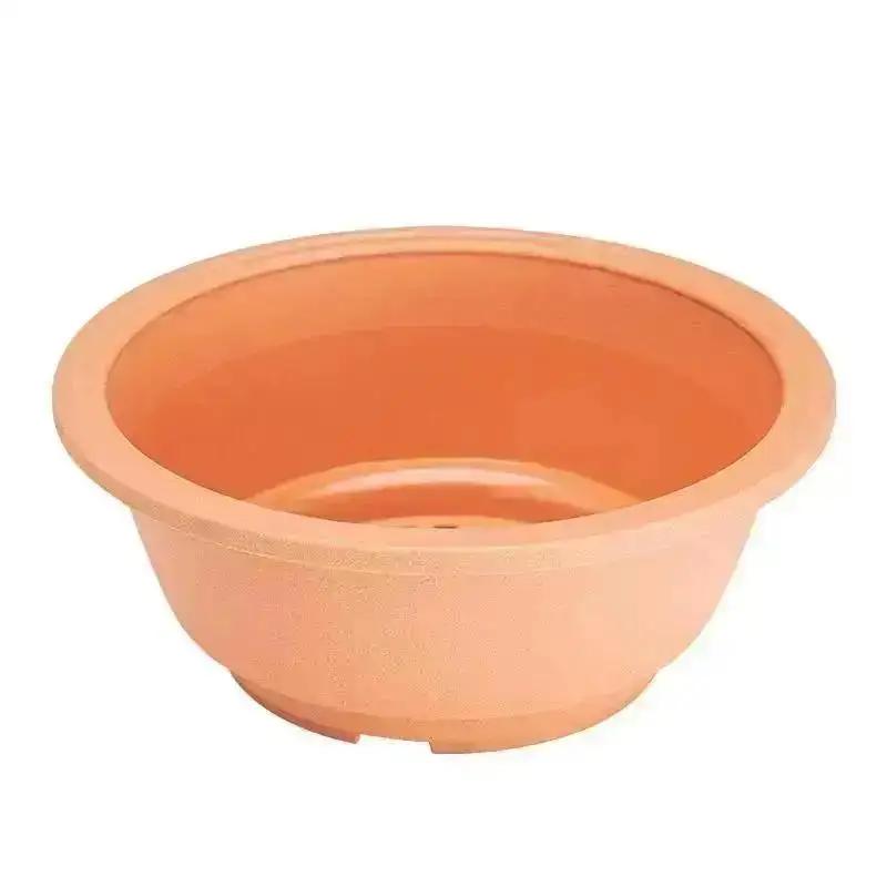 1Pcs Large New Succulent Pot Plastic Round Succulent Flower Pot Dwarf Pot Horticultural Flowerpot Balcony Flower Basket