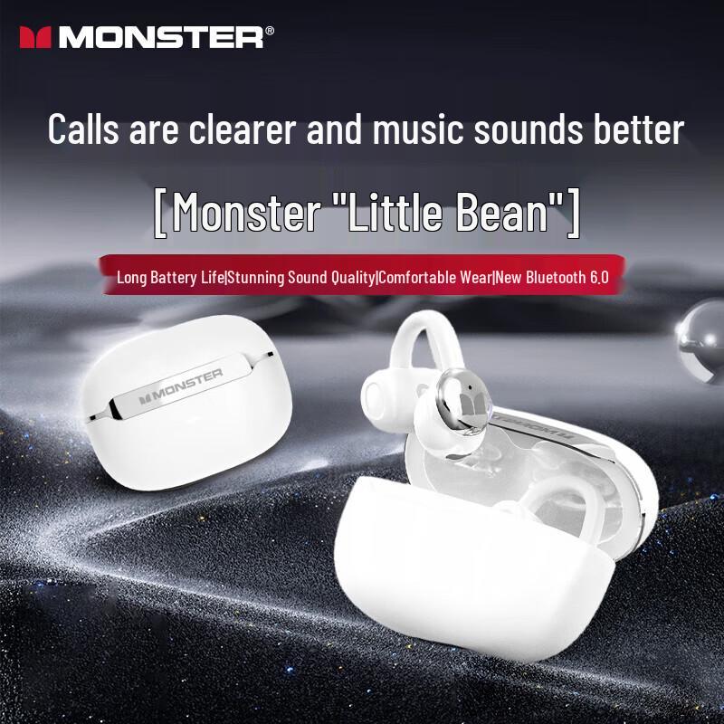 

Monster W66 Open-Ear Clip-On Bluetooth Headset