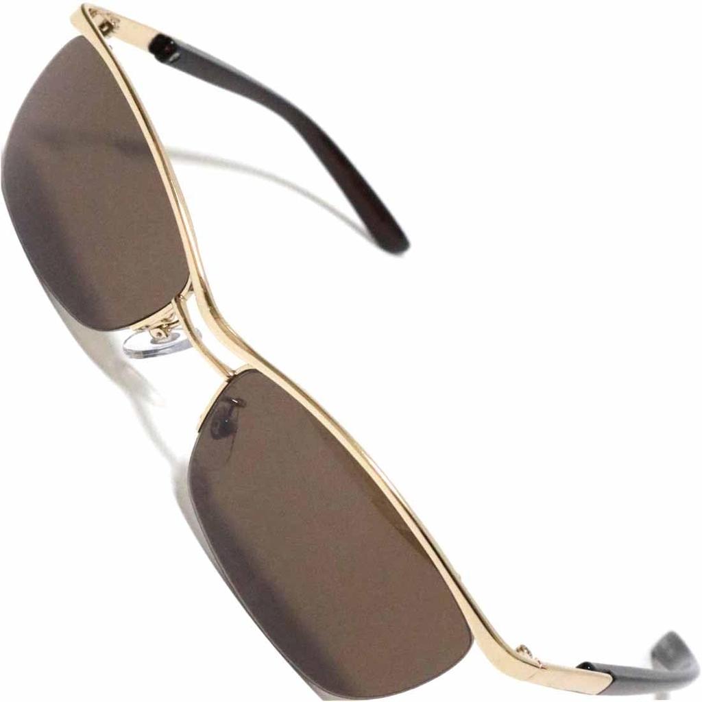 Bercute Gold and Brown Fashionable Fashion Eyewear for Men and Perfect for and Mountain UV Colored and Sunglasses, Eyewear, Women, Round, Square,