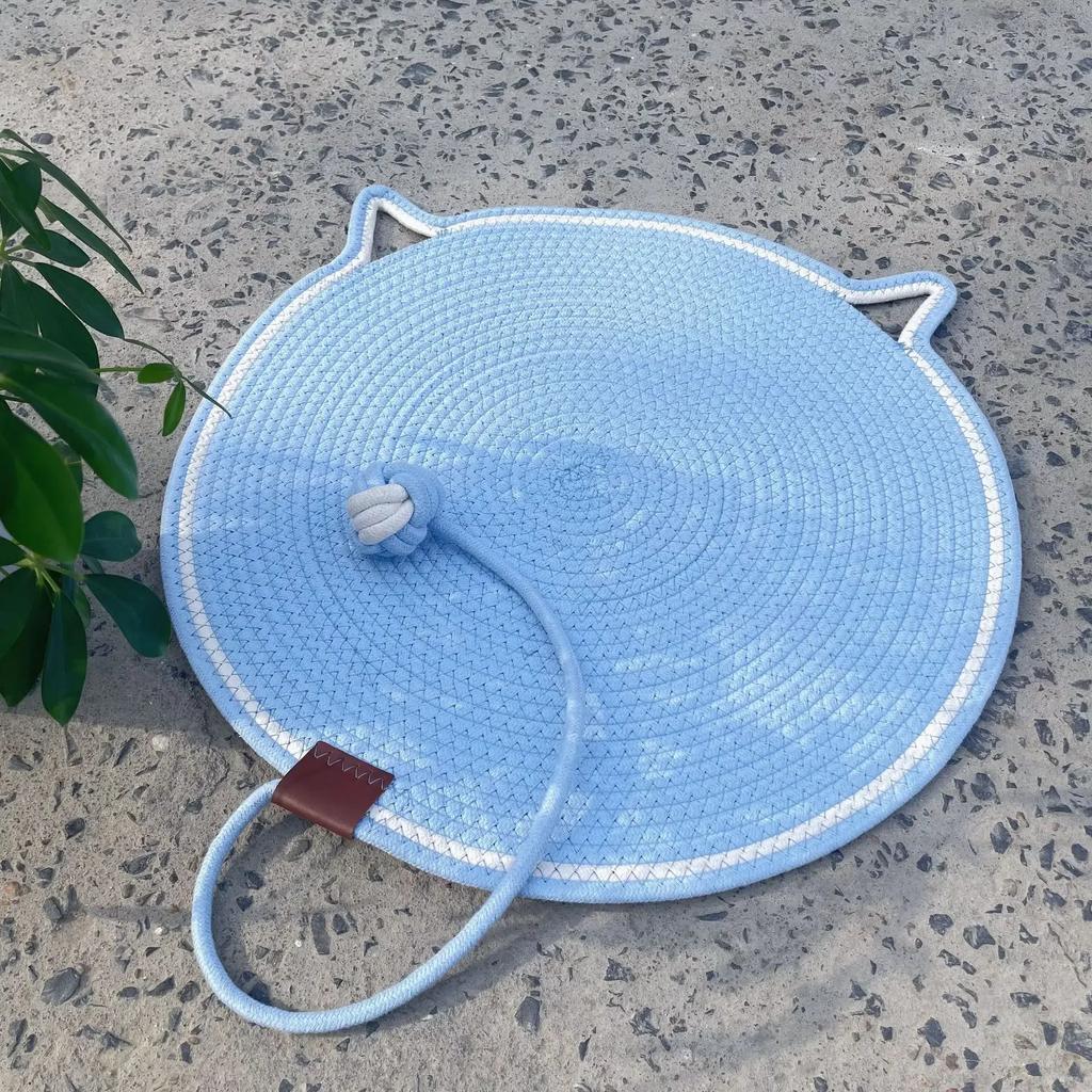 Multipurpose Cat Scratching Mat with Toy Ball Cat Bed Soft Wear-resistant Cat Bed Dog Mat Pet Sleeping Mat for All Seasons